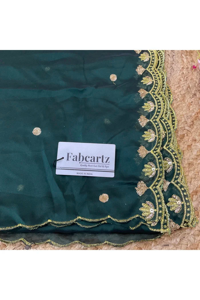 Beautiful Embroidery work Rangoli Dupatta for women | Only Dupatta Juhi Dup