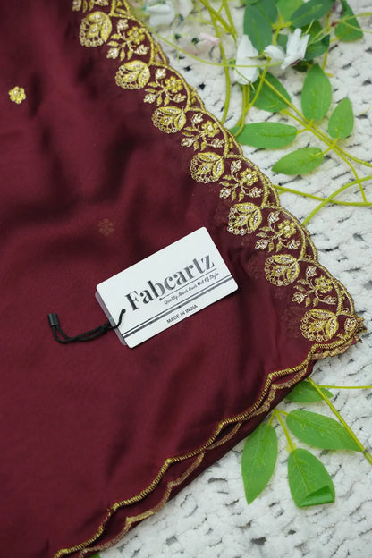 (KaamRango) South Indian Festival Traditional Half Saree with Embroidered Blouse & Dupatta