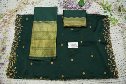 South Indian Festival Traditional Half Saree (NarayanRango)