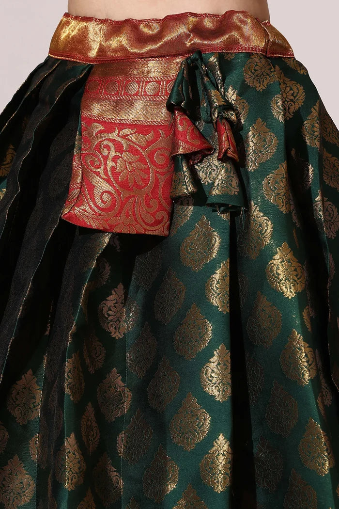 BIG AKKU South Indian Festival Traditional Half Saree
