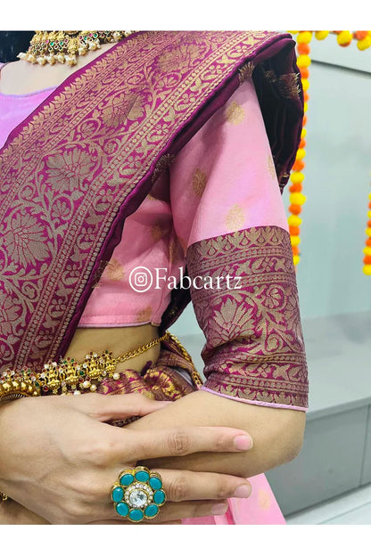 WaanmayiButtaCutting South Indian Festival Traditional Half Saree