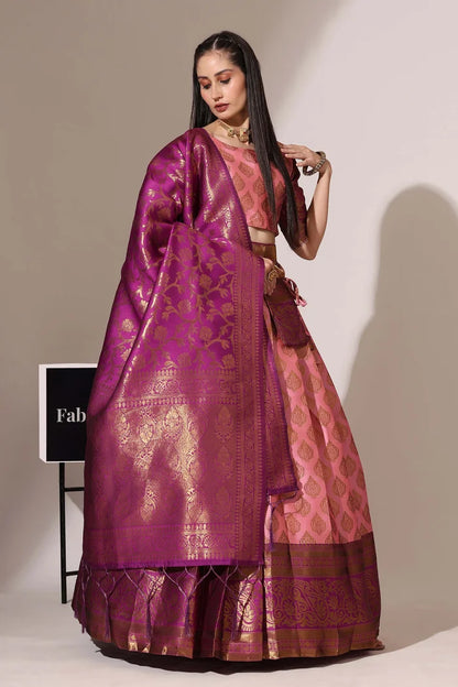 BIG AKKU South Indian Festival Traditional Half Saree