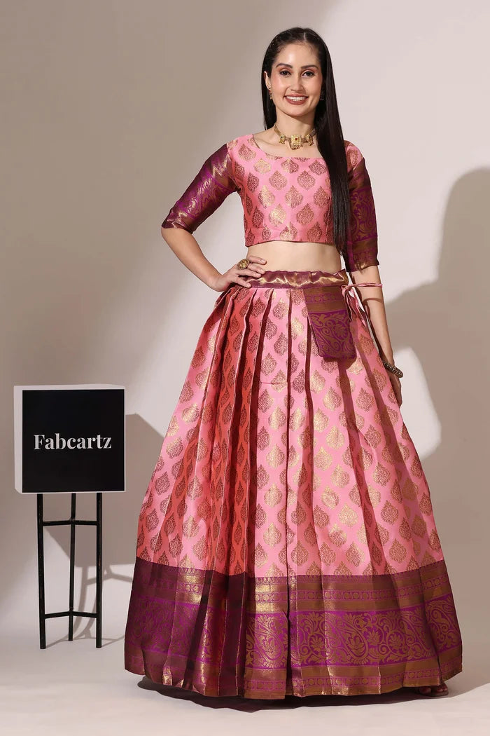 BIG AKKU South Indian Festival Traditional Half Saree