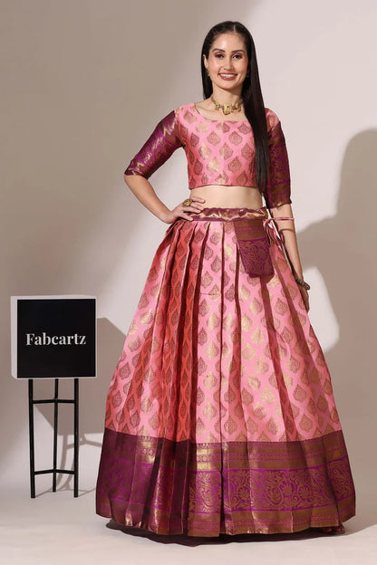 BIG AKKU South Indian Festival Traditional Half Saree