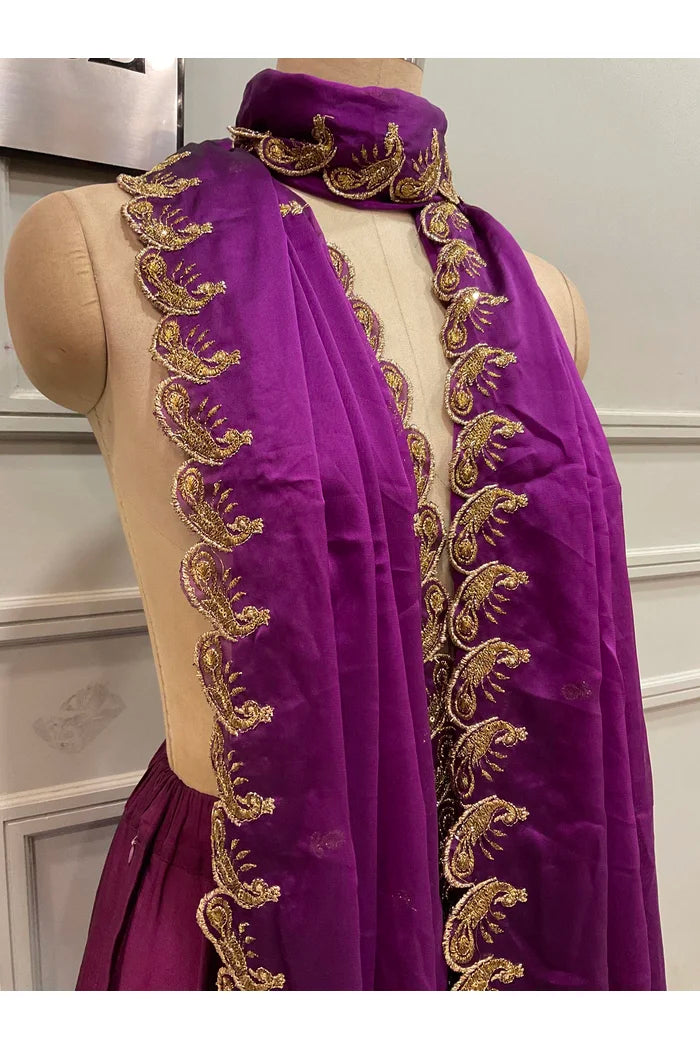 Beautiful Embroidery Rangoli Dupatta for women | Only Dupatta BadeMorwali Dup