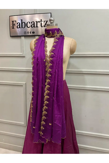 Beautiful Embroidery Rangoli Dupatta for women | Only Dupatta BadeMorwali Dup