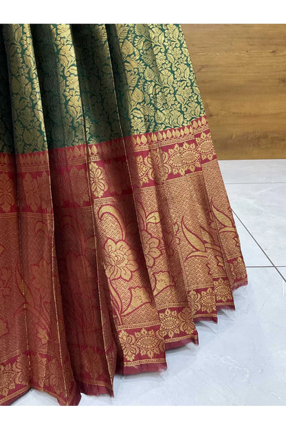 దక్షిణ భారత పండుగ సాంప్రదాయ హాఫ్ చీర (ఛవి) 