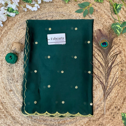 BittuDup Beautiful Embroidery work Rangoli Dupatta for women | Only Dupatta