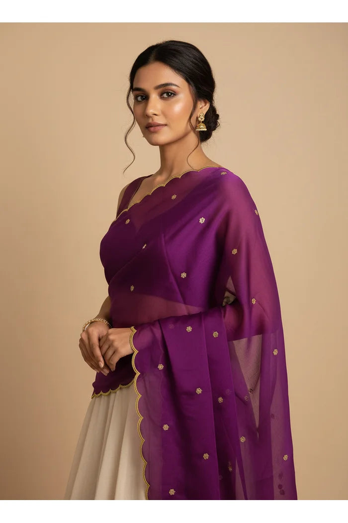 Beautiful Embroidery Rangoli Dupatta for women | Only Dupatta Bittu Dup