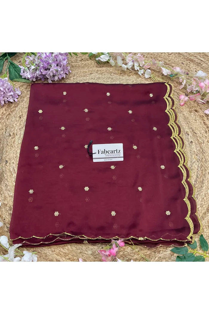Beautiful Embroidery Rangoli Dupatta for women | Only Dupatta Bittu Dup