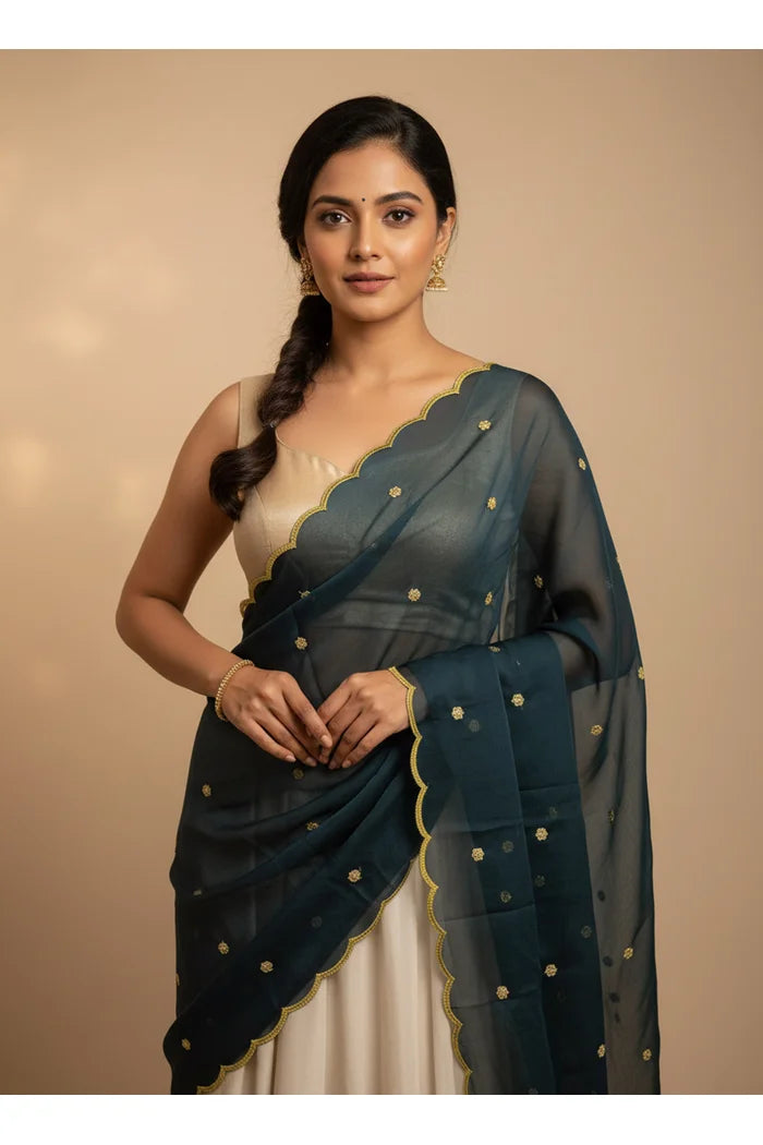 Beautiful Embroidery Rangoli Dupatta for women | Only Dupatta Bittu Dup