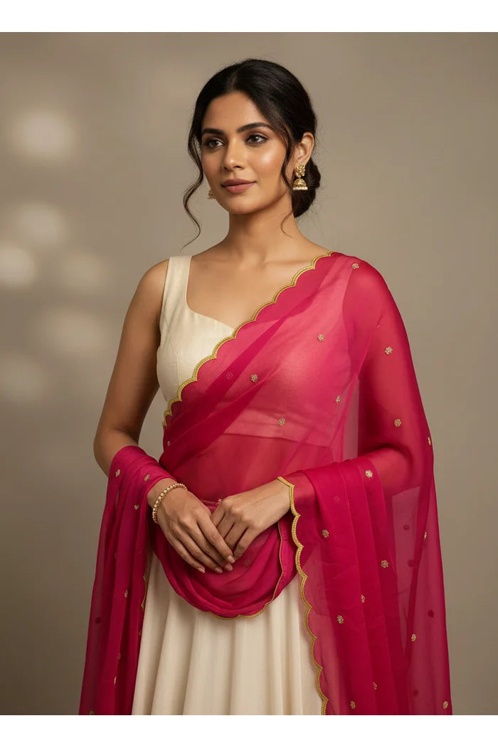 Beautiful Embroidery Rangoli Dupatta for women | Only Dupatta Bittu Dup