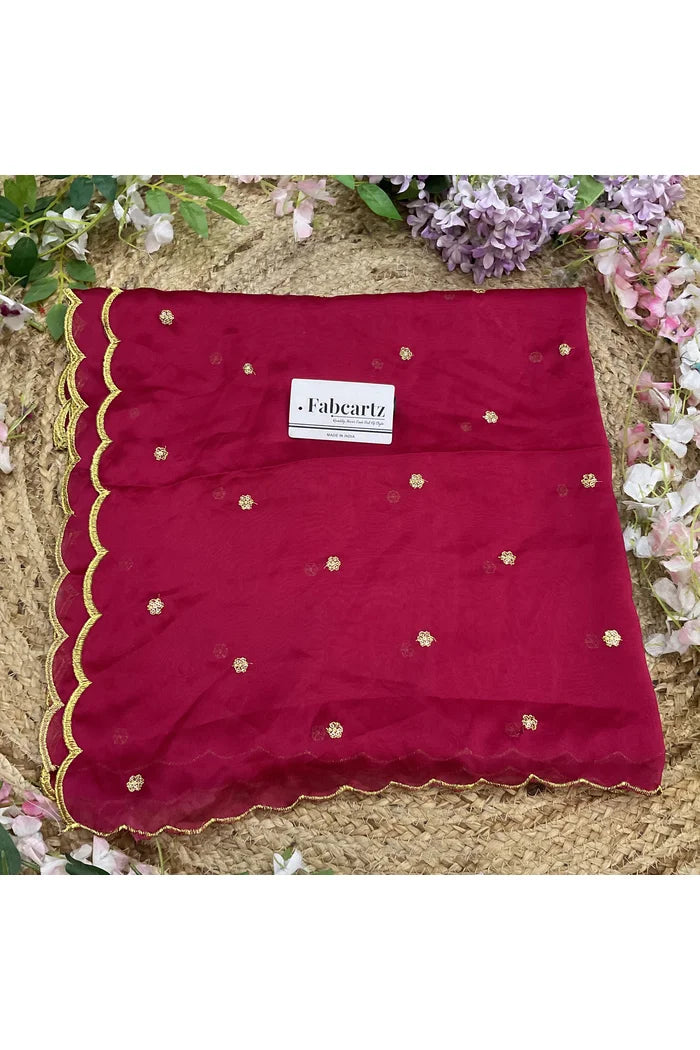 Beautiful Embroidery Rangoli Dupatta for women | Only Dupatta Bittu Dup
