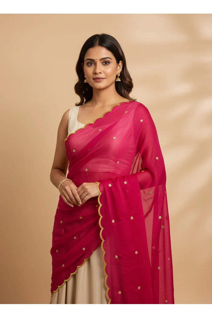 Beautiful Embroidery Rangoli Dupatta for women | Only Dupatta Bittu Dup