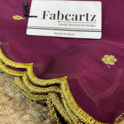 BittuDup Beautiful Embroidery work Rangoli Dupatta for women | Only Dupatta