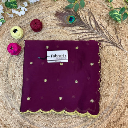 BittuDup Beautiful Embroidery work Rangoli Dupatta for women | Only Dupatta