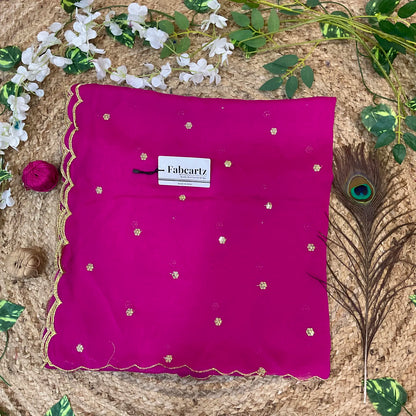 BittuDup Beautiful Embroidery work Rangoli Dupatta for women | Only Dupatta