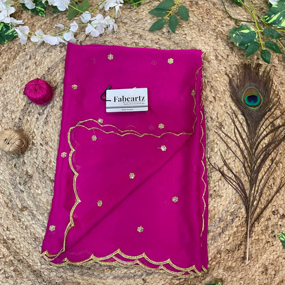 BittuDup Beautiful Embroidery work Rangoli Dupatta for women | Only Dupatta