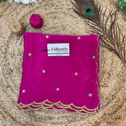 BittuDup Beautiful Embroidery work Rangoli Dupatta for women | Only Dupatta