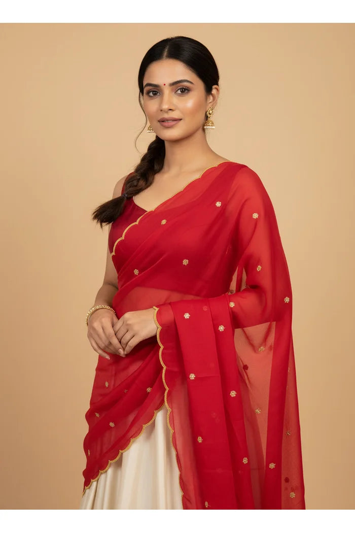 Beautiful Embroidery Rangoli Dupatta for women | Only Dupatta Bittu Dup