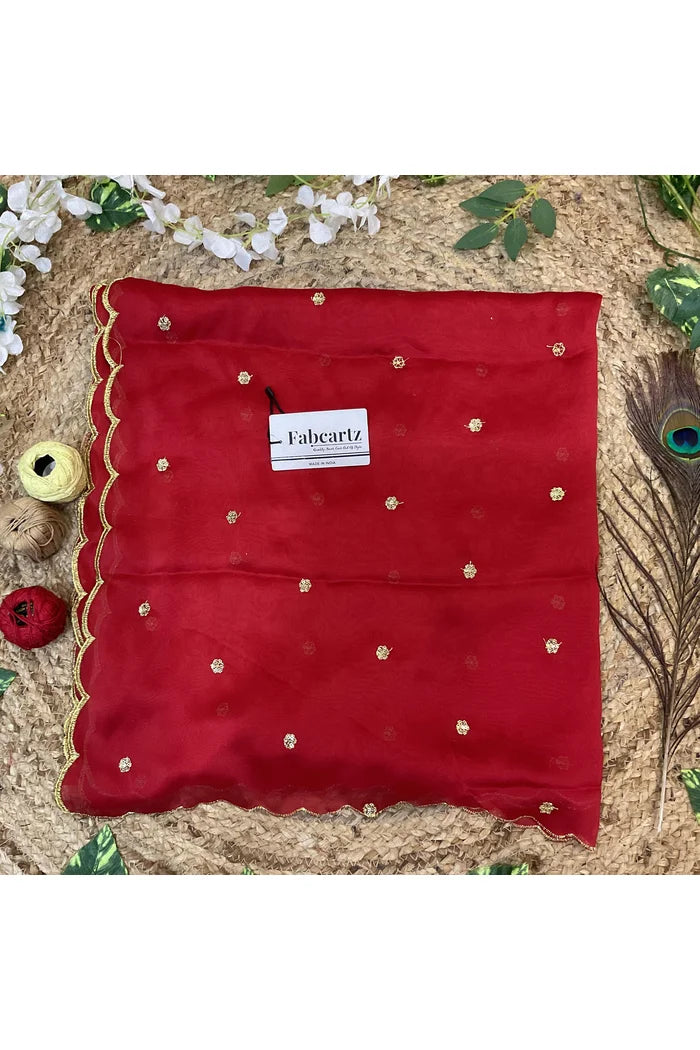 Beautiful Embroidery Rangoli Dupatta for women | Only Dupatta Bittu Dup