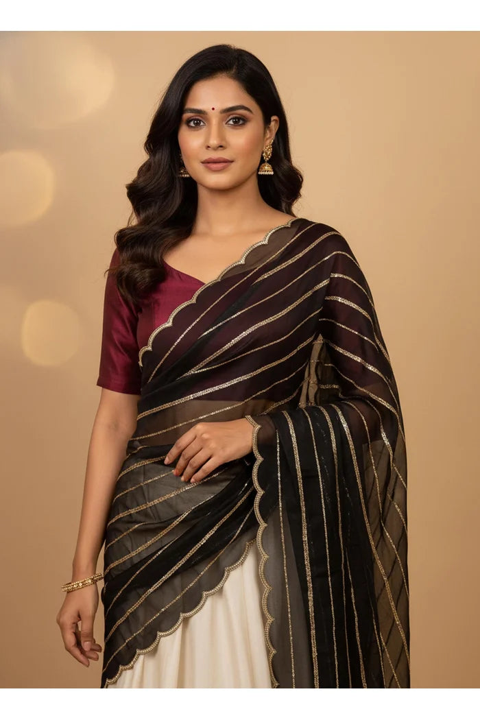 Beautiful Embroidery work Rangoli Dupatta for women | Only Dupatta Hyderabadi Dup