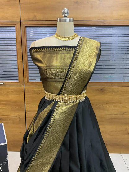 South Indian Festival Traditional Half Saree (NarayanPet)