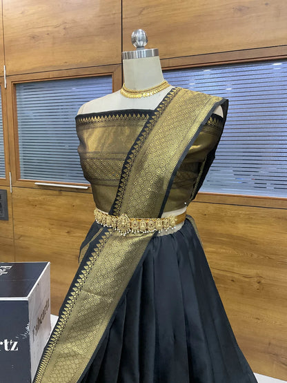 South Indian Festival Traditional Half Saree (NarayanPet)