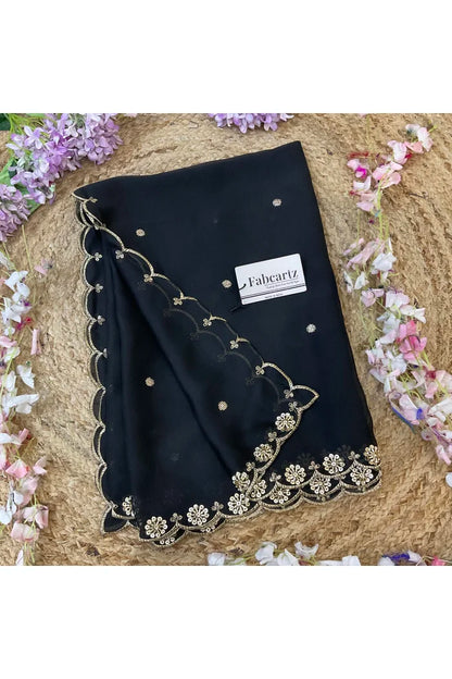 Beautiful Hand work and Beads work Rangoli Dupatta for women | Only Dupatta Dharani Dup