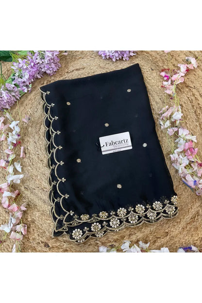 Beautiful Hand work and Beads work Rangoli Dupatta for women | Only Dupatta Dharani Dup