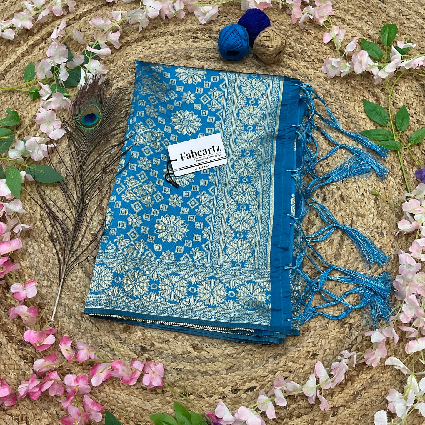 BoxDup Beautiful Jacquard Woven Design Dupatta for women | Only Dupatta