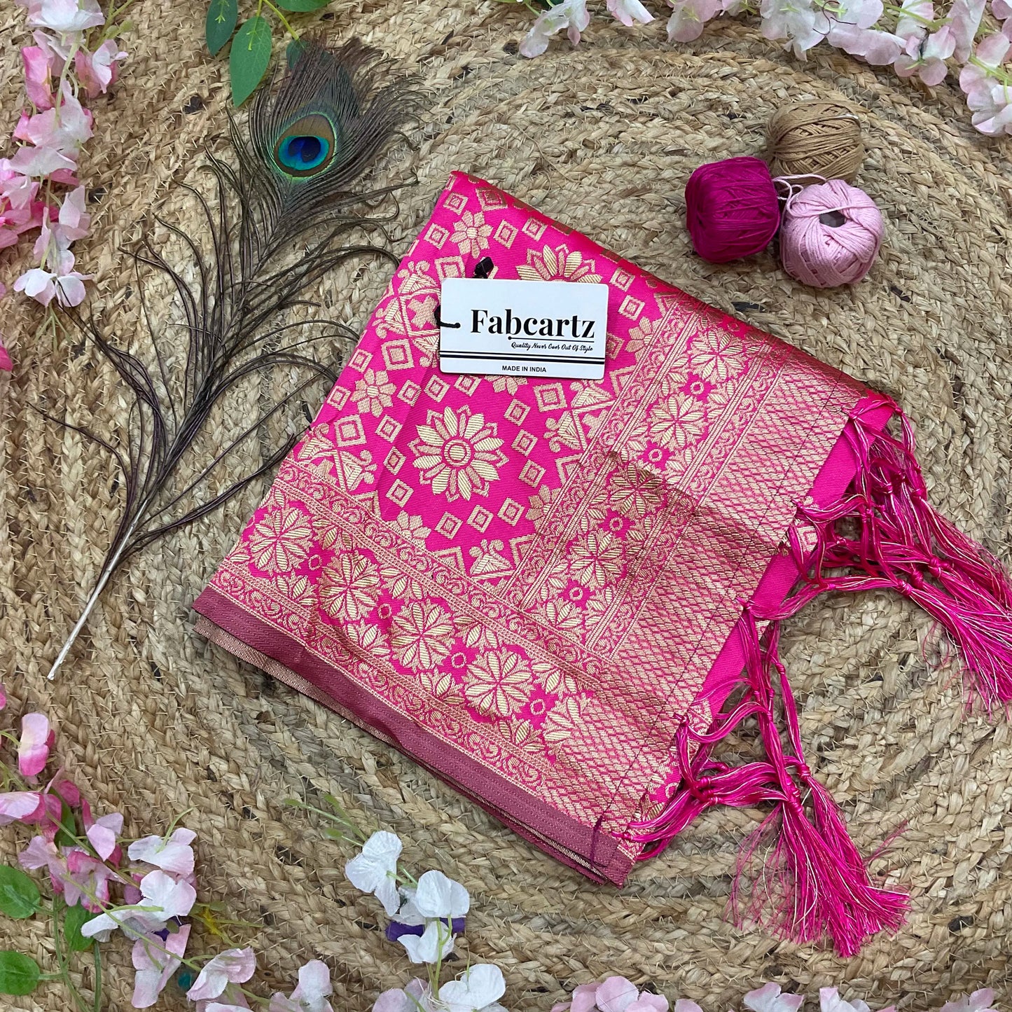 BoxDup Beautiful Jacquard Woven Design Dupatta for women | Only Dupatta