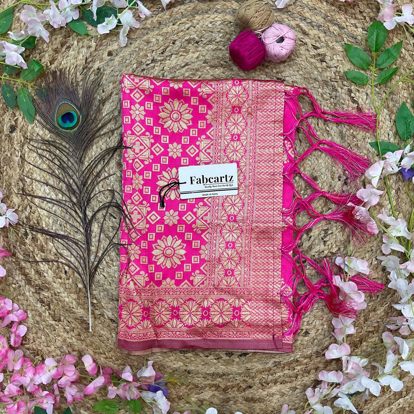 BoxDup Beautiful Jacquard Woven Design Dupatta for women | Only Dupatta