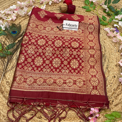BoxDup Beautiful Jacquard Woven Design Dupatta for women | Only Dupatta