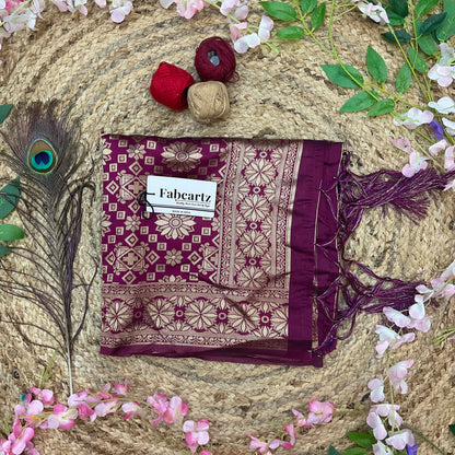 BoxDup Beautiful Jacquard Woven Design Dupatta for women | Only Dupatta