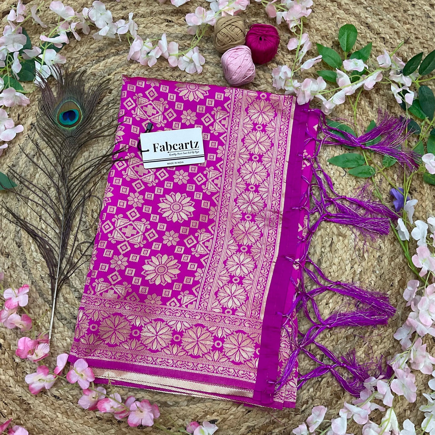 BoxDup Beautiful Jacquard Woven Design Dupatta for women | Only Dupatta