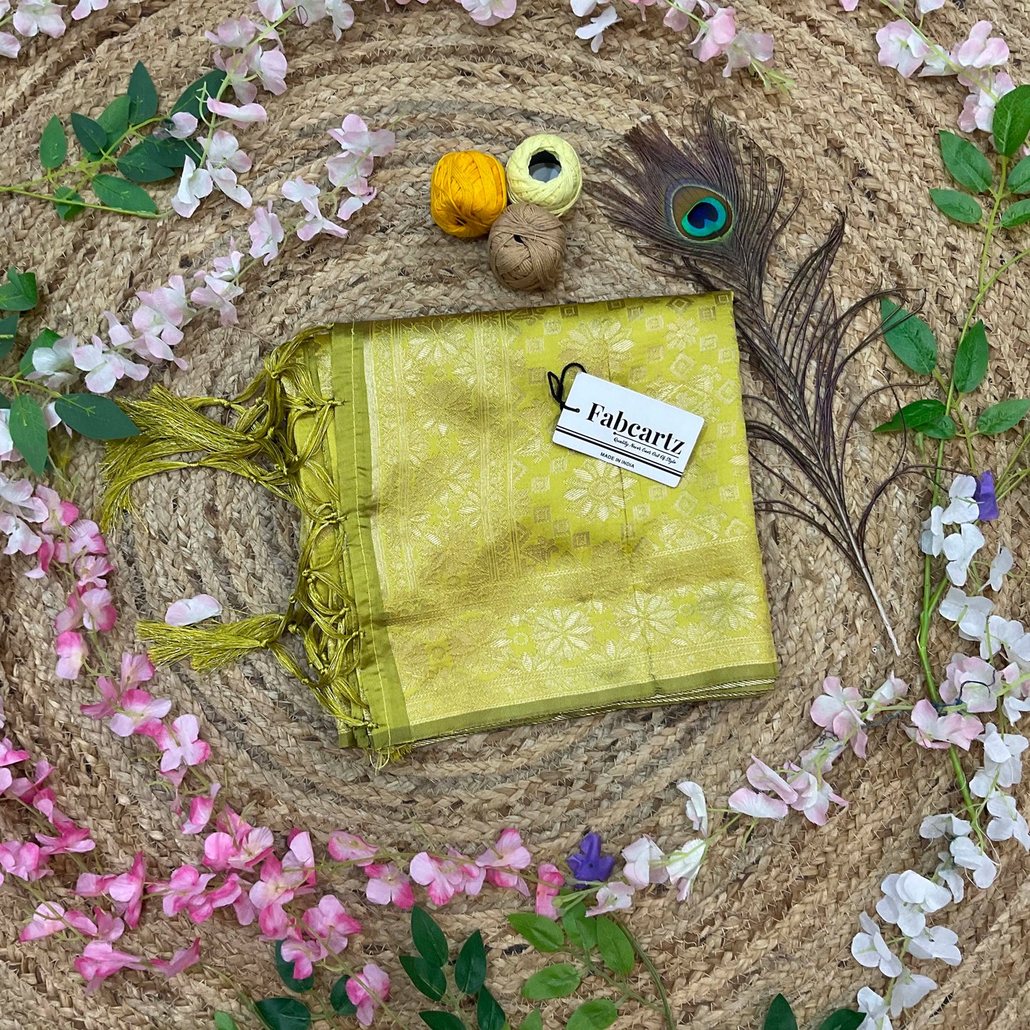 BoxDup Beautiful Jacquard Woven Design Dupatta for women | Only Dupatta