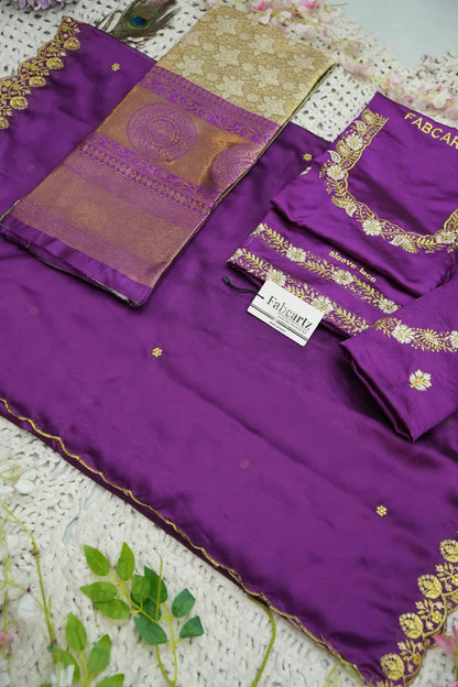 StarWars Women's Woven Design zari work Half Saree with Embroidered Blouse and Dupatta