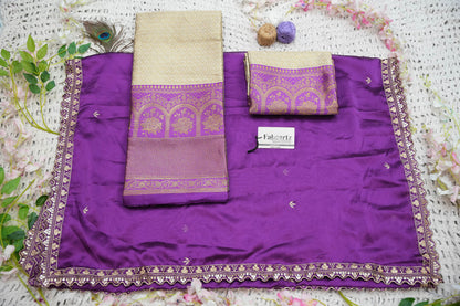 Oye!!Pattu Women's Woven Design zari work Half Saree with Embroidered Blouse and Dupatta