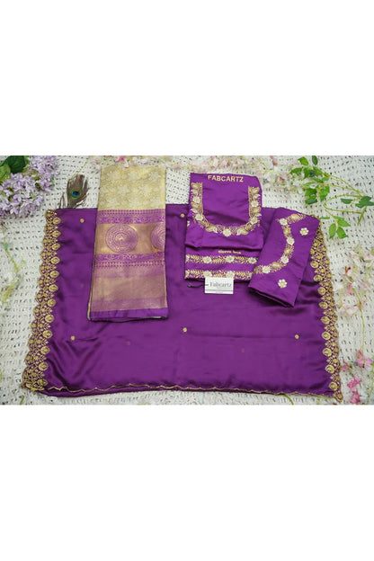 StarWars Women's Woven Design zari work Half Saree with Embroidered Blouse and Dupatta