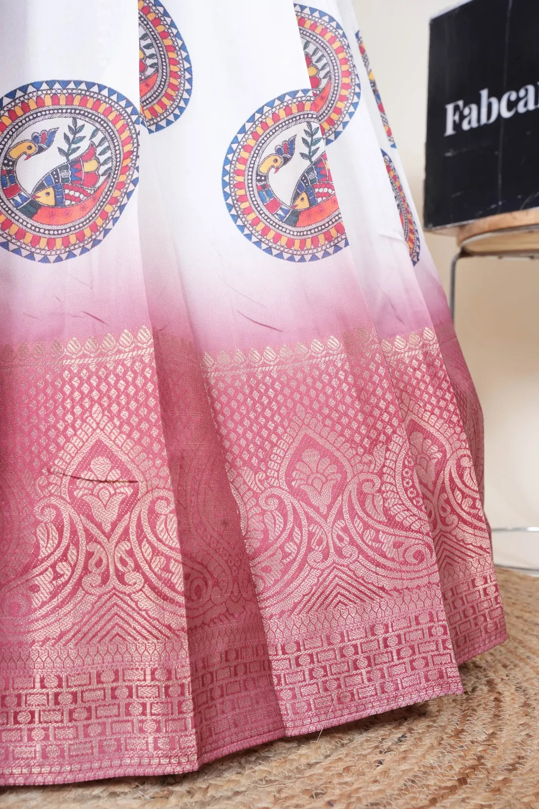DigitalJacQ South Indian Festival Traditional Half Saree