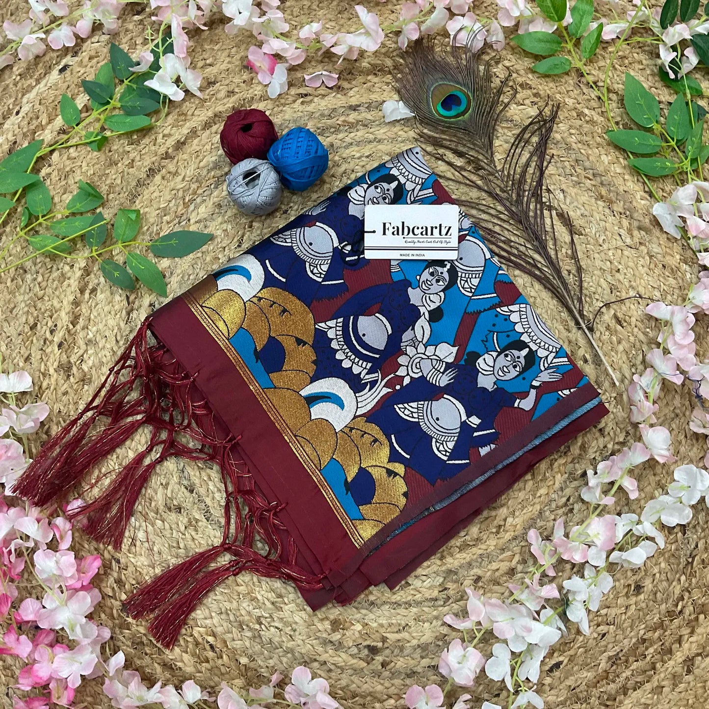 DhingliDup Beautiful Jacquard Woven Design Dupatta for women | Only Dupatta