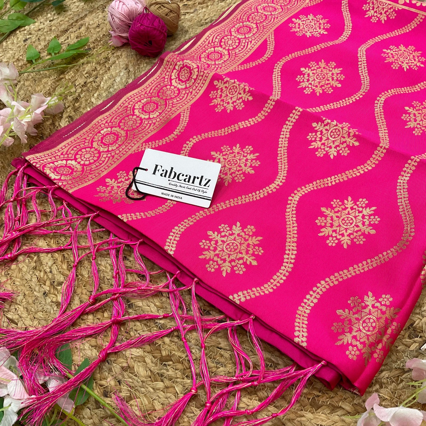DiberaDup Beautiful Jacquard Woven Design Dupatta for women | Only Dupatta