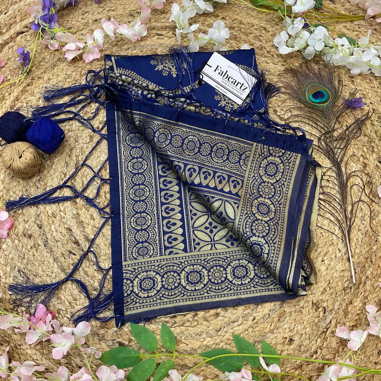 DiberaDup Beautiful Jacquard Woven Design Dupatta for women | Only Dupatta