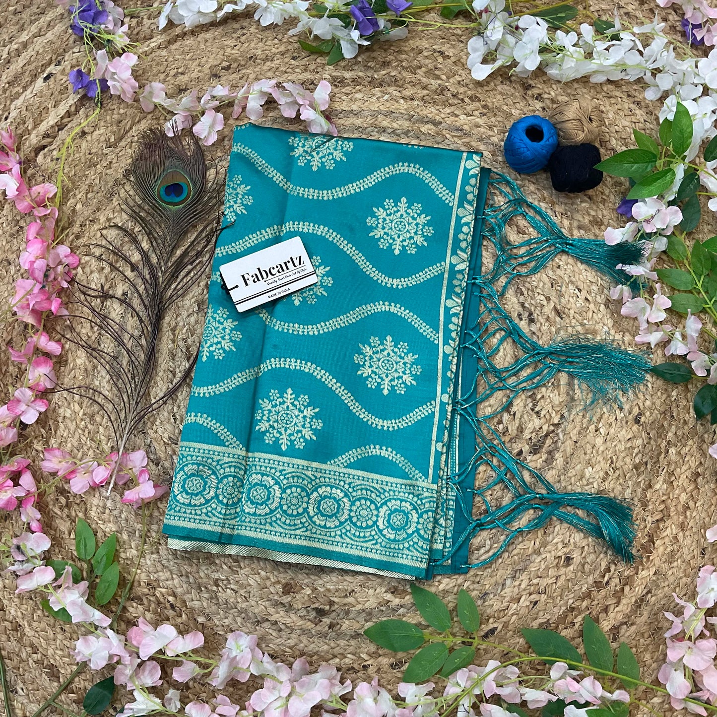 DiberaDup Beautiful Jacquard Woven Design Dupatta for women | Only Dupatta
