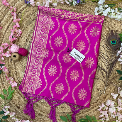 DiberaDup Beautiful Jacquard Woven Design Dupatta for women | Only Dupatta
