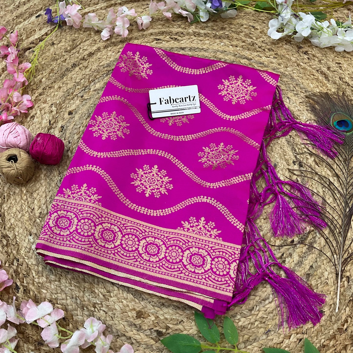DiberaDup Beautiful Jacquard Woven Design Dupatta for women | Only Dupatta