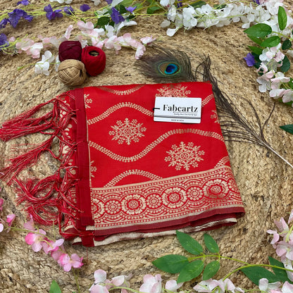 DiberaDup Beautiful Jacquard Woven Design Dupatta for women | Only Dupatta