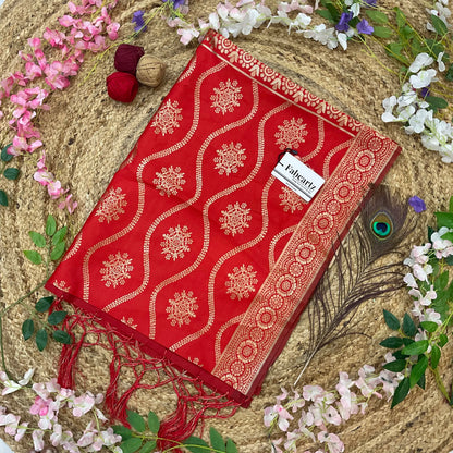 DiberaDup Beautiful Jacquard Woven Design Dupatta for women | Only Dupatta