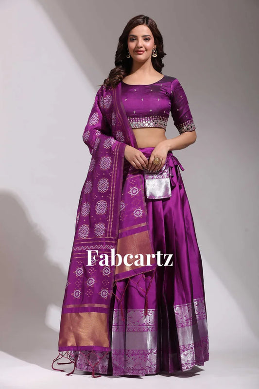 South Indian Festival Traditional Half Saree (Myriti)
